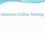 selenium online training | selenium training